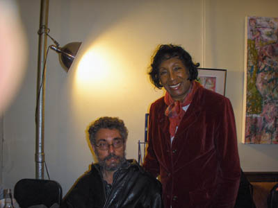 Hal Sirowitz (former Queens Poet Laureate)  and Juanita Torrence-Thompson